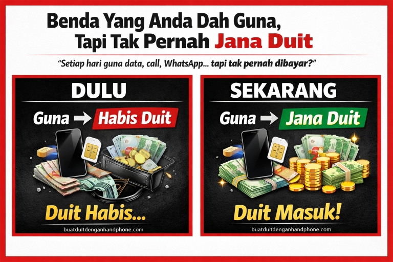 Cara Buat Duit Dengan Handphone